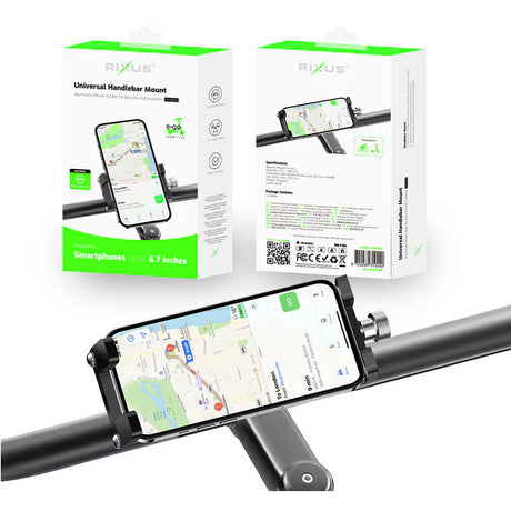 Olympiska sportkläder rixus telefonhållare rxhb06 <6,7 aluminium svart