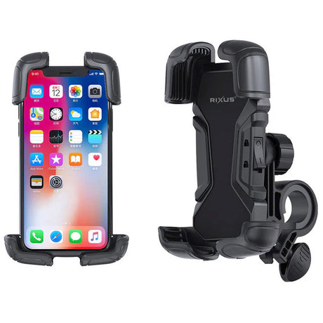 Suporte para telefone Rixus para roupas esportivas olímpicas rxhw24 <7,1 preto inclinável