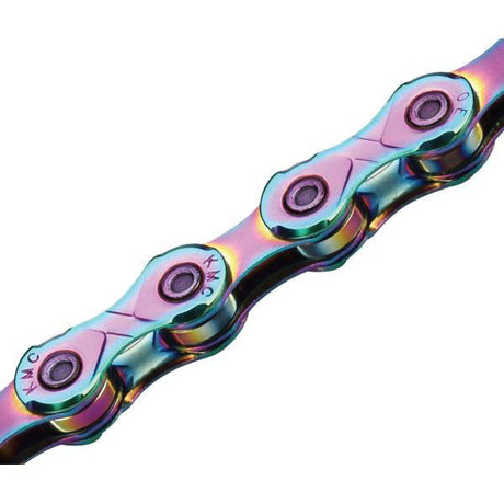 KMC X12 Aurora Blue 126 links - Bicycle chain with Double X-Bridge - 12-speed