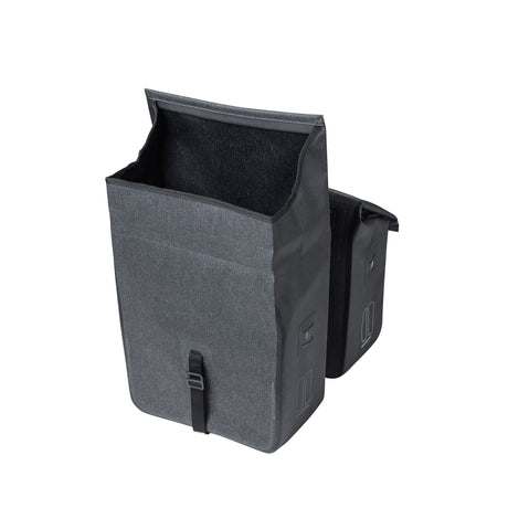 Basil Urban Dry Double Pannier - Gray, 50L