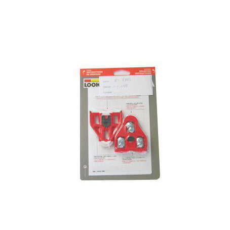Look Delta cleats 9° red