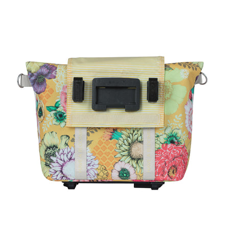 Basil Bloom Field Mik Fietshandbag - Geel, Compact and Trvale - 8-11L