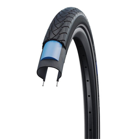 „Schwalbe Marathon Plus SmartGuard“ išorė 28 x 1,00 25-622 mm - juoda su atspindžiu