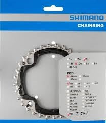 Shimano chainring deore 10v 32t y1nl98010 m610 black