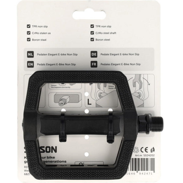 Simson pedalen elegant e-bike non slip