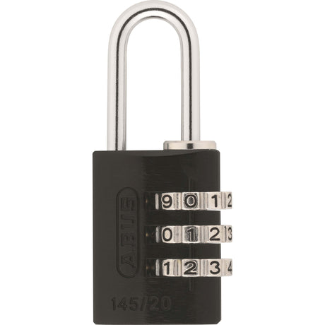 Abus Number Padlock 145 20 - Black, 5cm