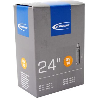 Schwalbe Inner Tube 24 x 1.50 2.40 inch (40 62-507) DV 40 mm