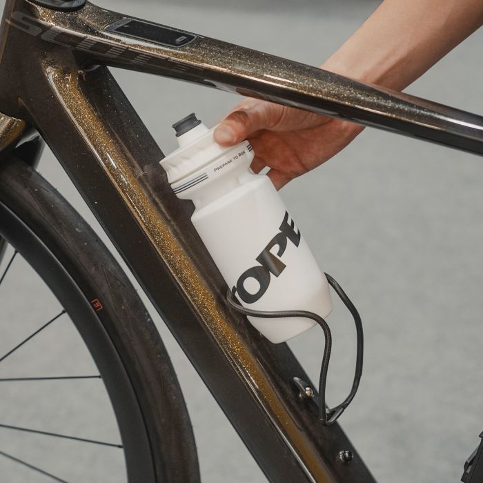 Topeak bouteille d'eau logo 650ml - blanc