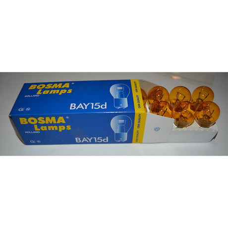 Lamp 12v-21 5w bay15d yellow