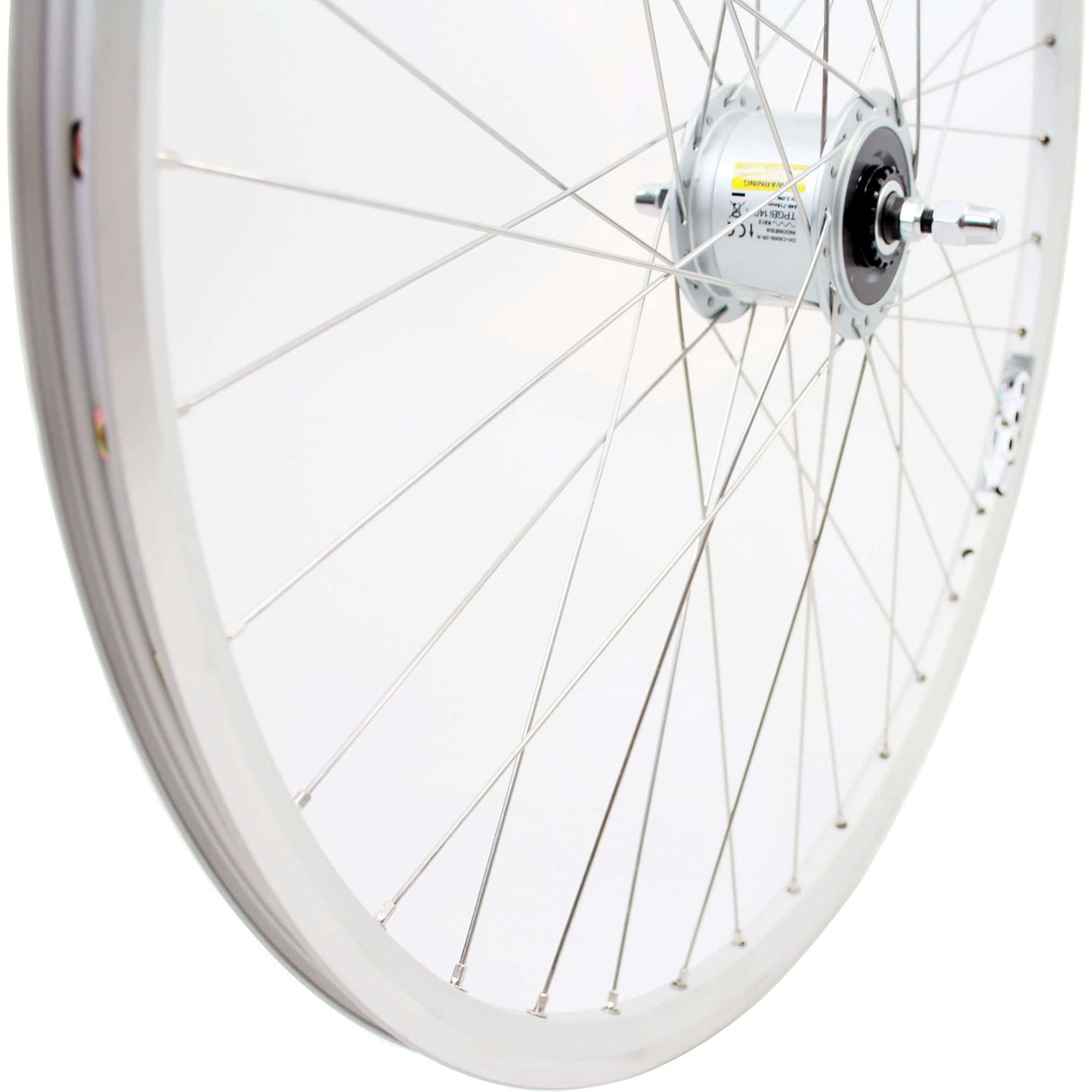 Roland Front wheel 28 hub dynamometer RB fixed ZAC2000 silver stainless steel spk