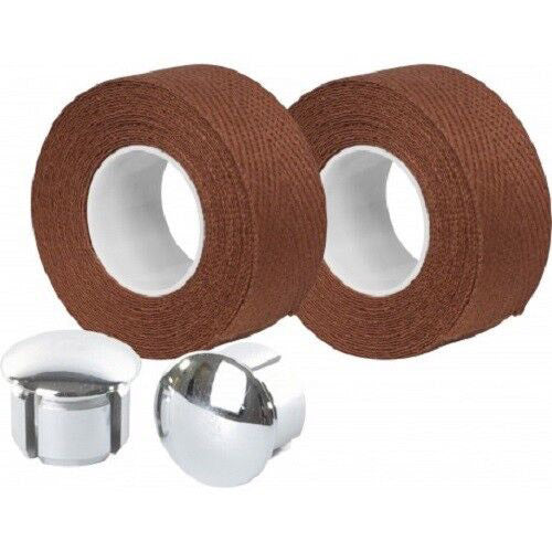 Fita de guiador Velox tressostar 90 algodão castanho (2 pcs)