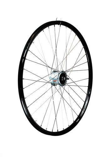 Front wheel 28 inch 622 black hub dynamo roller brake spoke 13