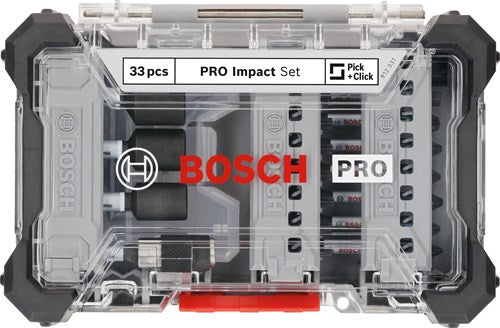 Bosch Accessories Pro Impact Screwdriver Bit Set | 33-piece - 2608521u76
