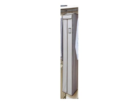 Hanging wardrobe gray 135x20x48cm (hxwxd). for hanging up to 6 items of clothing dust-free.