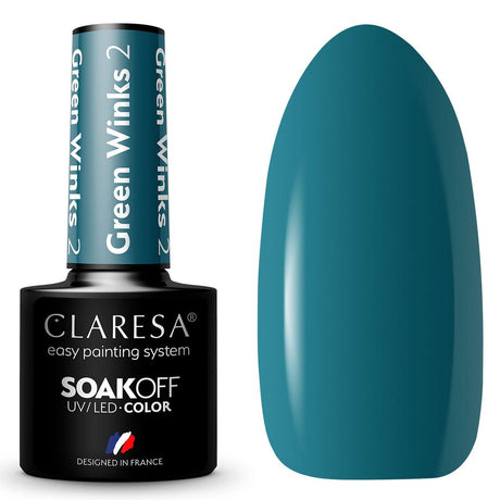 Claresa UV LED gél lak 5 ml Green Winks 2