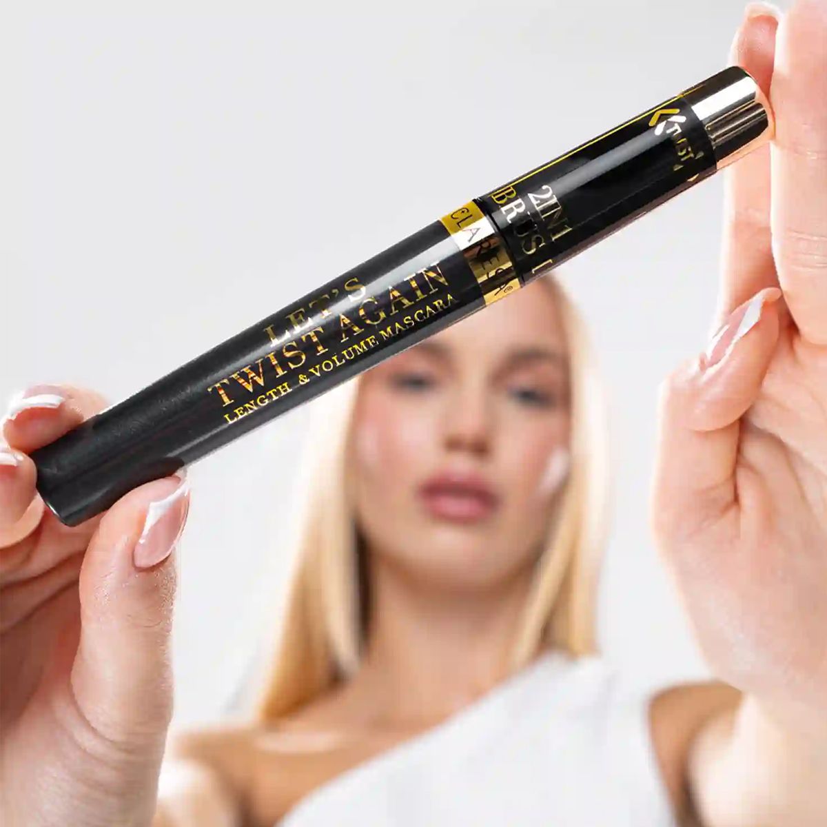 Claresa Let's Twist Again 2-in-1 Length Volume Mascara Black