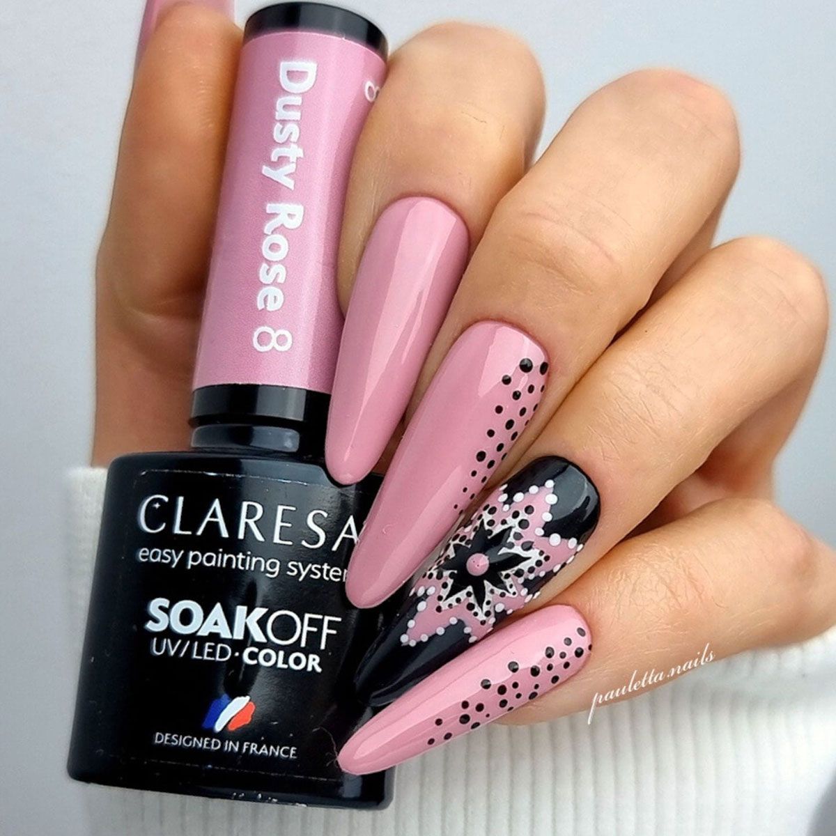 Claresa UV LED Gel Polnesch 5ml Dusty Rose 8