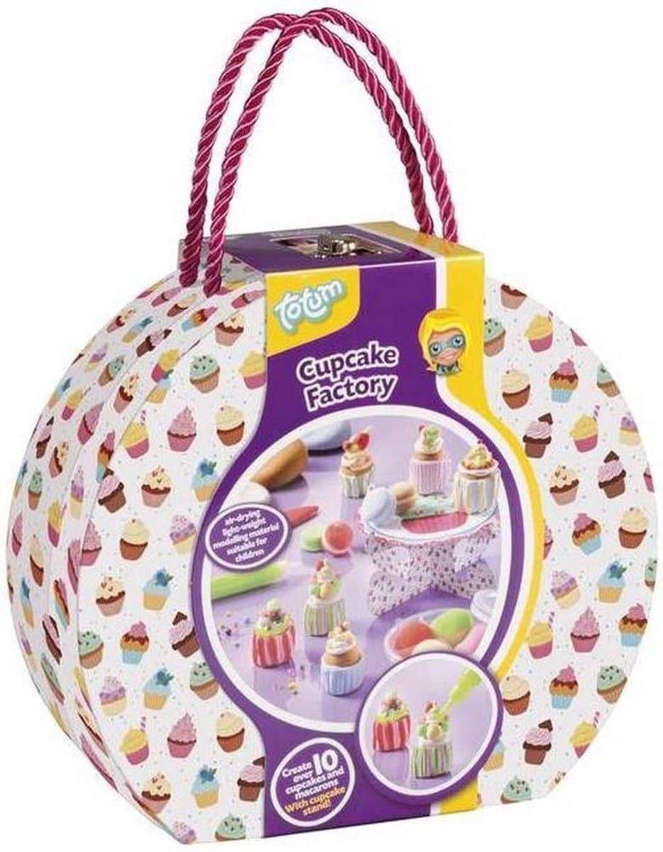 Intro Cupcake Fabréck an engem flotte Handwierksfall fir Macarons a Cupcaken ze maachen