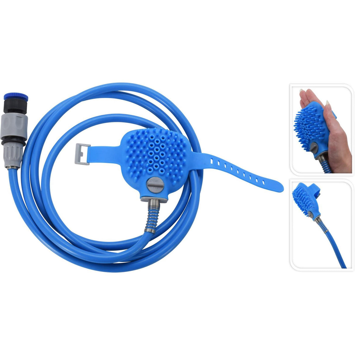 Dogs collection pet shower hose 240cm with washing brush
