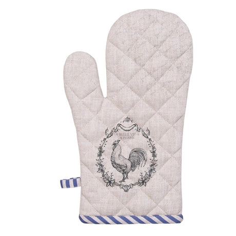 Clayre eef oven glove rooster 18x30cm