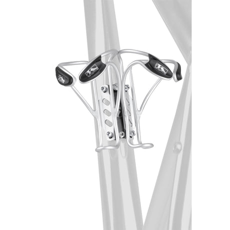 Brass bearing m-wave adapter for mounting two bottle cages