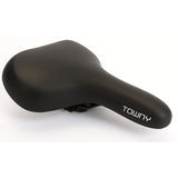 Fietszadel Edge Towny met memory foam - zwart