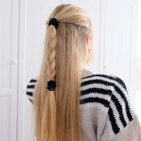 Invisibobble hårslips svart 5st.