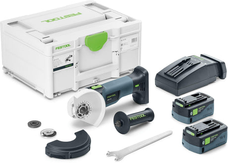 Festool AGC 18-125 5.0 ebi-plus cordless angle grinder | including powerful battery – 578368