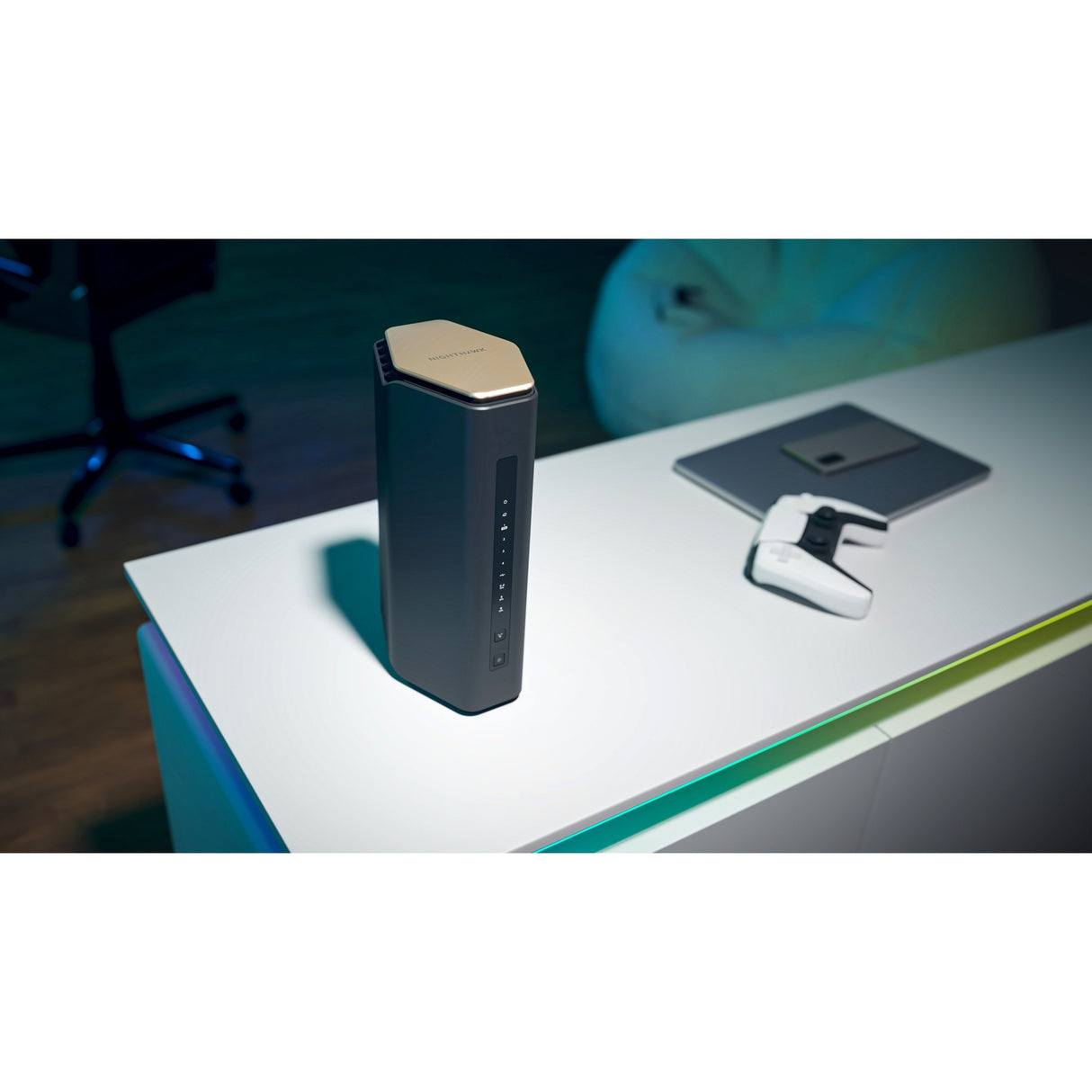 Netgear nighthawk wifi 7 router rs600 (black)