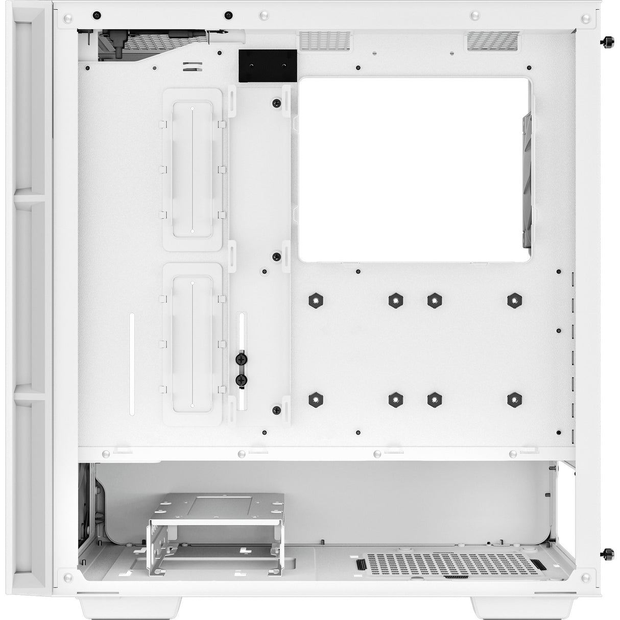 Deepcool ch560 midi tower behuizing (wit | 1x usb-a | 1x usb-c | rgb | tempered glass)