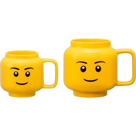 Room copenhagen Lego ceramic mug - boy, large (yellow)