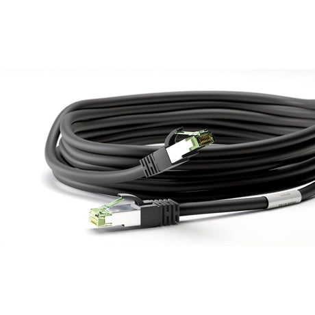 Goobay patch cable Cat. 8.1 S/FTP (black, 0.25 meter)