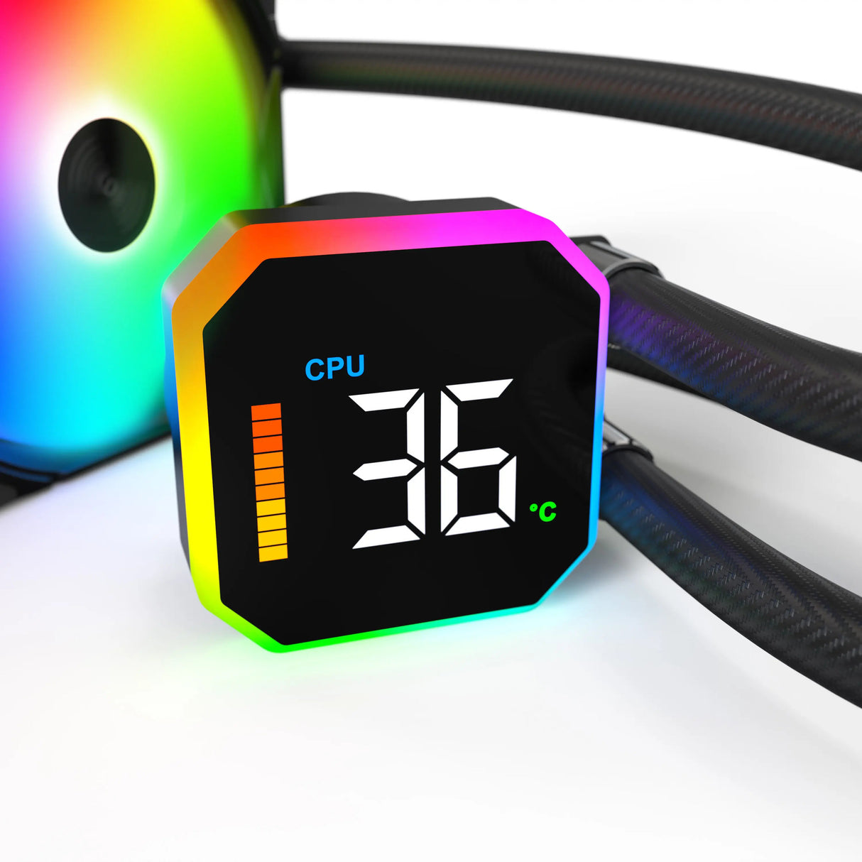 Montech Hyperflow Digital 240 Liquid Cooler (Black)