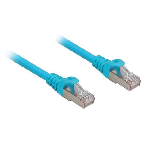 Sharkoon network cable SFTP, RJ-45 with Cat.6a (blue, 2 meters, halogen-free)