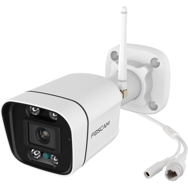 Foscam v5p, 3K 5MP Dual-Band WiFi Camera with Sound and Light Alarm (White)