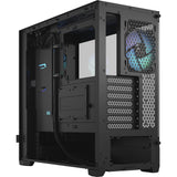 Fractal Design Pop Air rgb Midi Tower Gehäuse (schwaarz | 2x usb-a | rgb | temperéiert Glas)