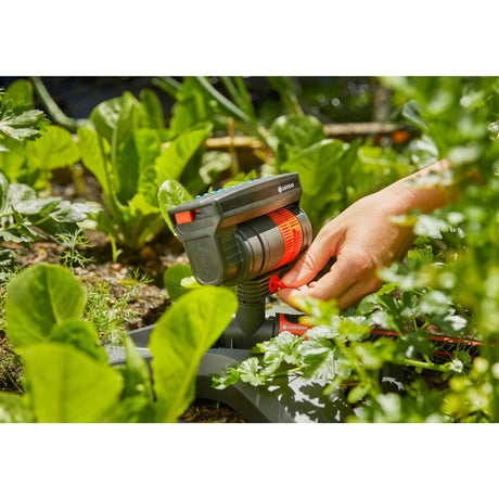 Gardena Viereckregner Aquazoom Compact – Gartensprinkler – 9 bis 216 m²