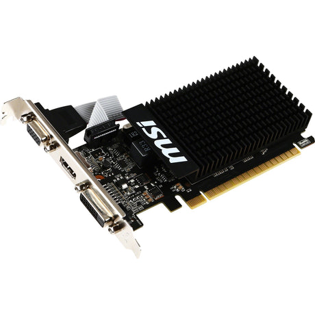 MSI GT 710 2GD3H LP Graphics Card (VGA, DVI, HDMI, Low-Profile)