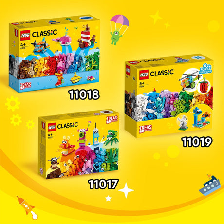 Lego classic - kreativne morsko zabavne konstrukcijske igrače (11018)