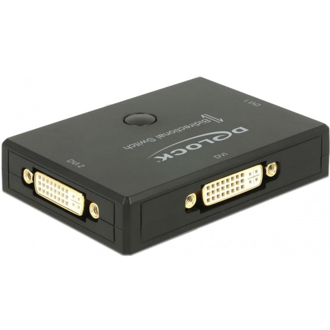 Delock dvi 2 - 1 jungiklis dvikryptis 4k 30 Hz dvi jungiklis (juodas)