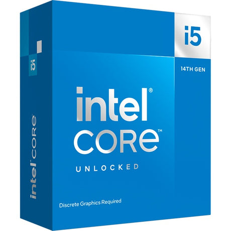 Intel® core i5-14600kf, 3.5 GHz (5.3 GHz turbo boost) socket 1700 processor (raptor lake-s, unlocked, boxed)