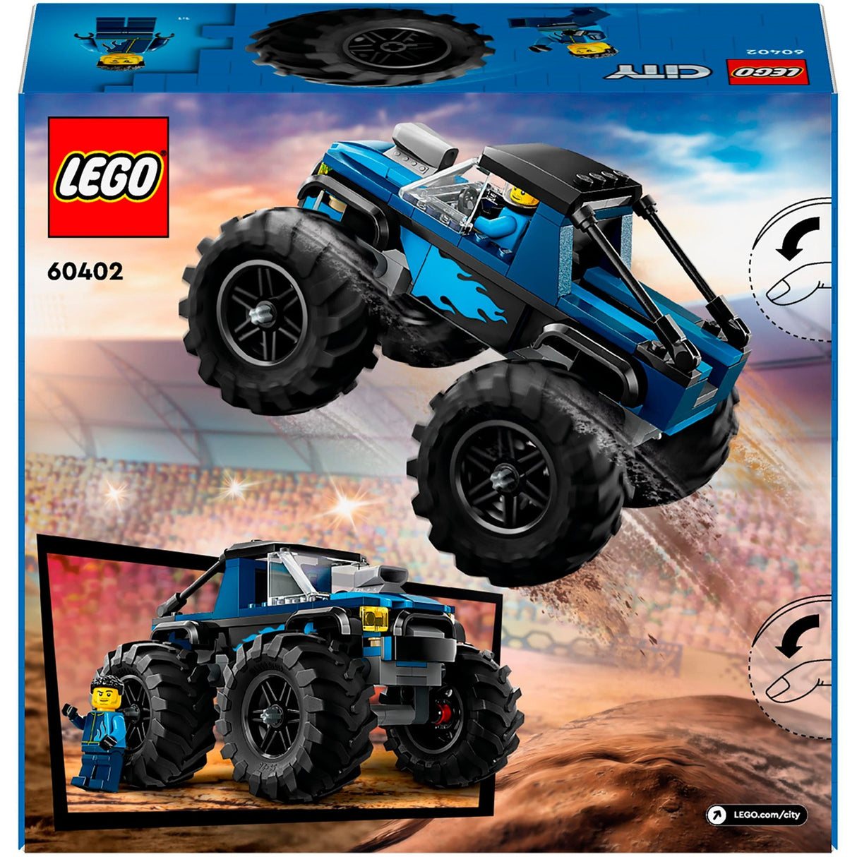 Lego city monstertruck blå 60402