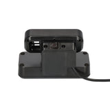 Brennerstuhl estilo duplex socket with switch socket (black silver, 2x slot for keystone modules)