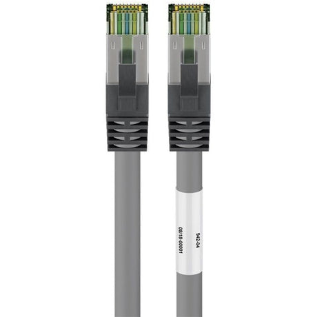 Goobay network cable cat.8.1 s ftp (grey, 0.25 meters)
