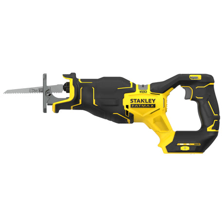Stanley Fatmax V20 18V Brushless Reciprocating Saw (Black Yellow, Battery and Charger Not Included)