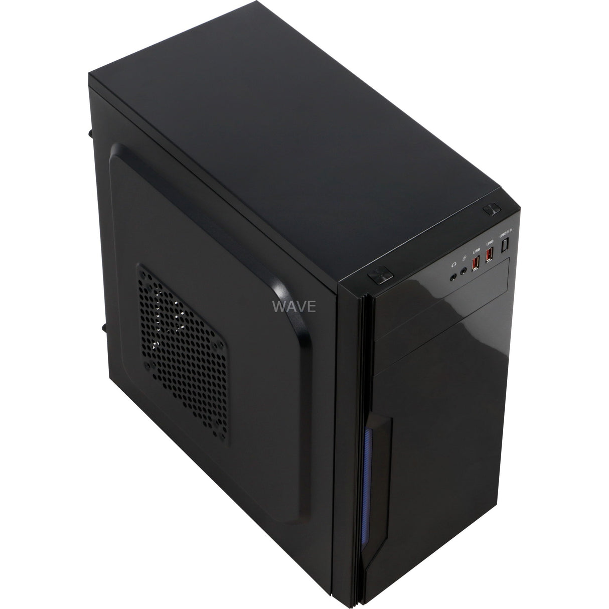 Inter-tech b-42 midi tower chassis (black | 2x usb-a)