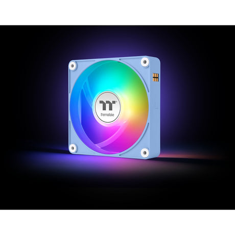 Thermaltake CT120 EX ARGB Sync PC Cooling Fan Hydrangea Blue (3-Fan Pack) Case Fans (Light Blue, 3 Pieces, 120 x 120 x 25 mm, PWM)