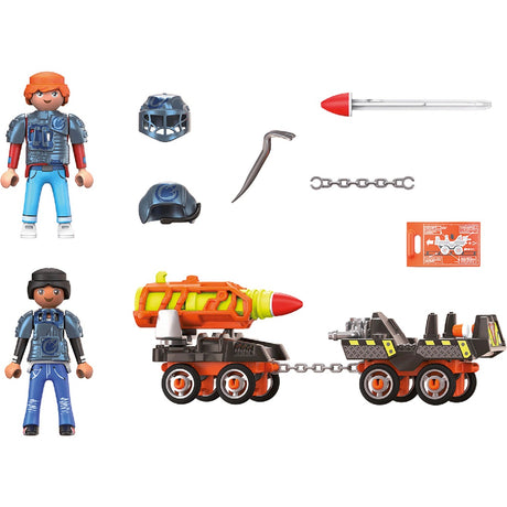 Playmobil Dino Rise - Dino Mine Rocket Kart Building Set (70929)