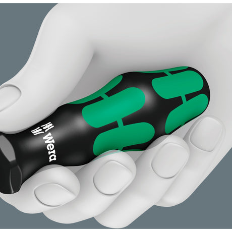 Wera 367 6 torx hf screwdriver set kraftform plus + rack (black green, 6-piece)