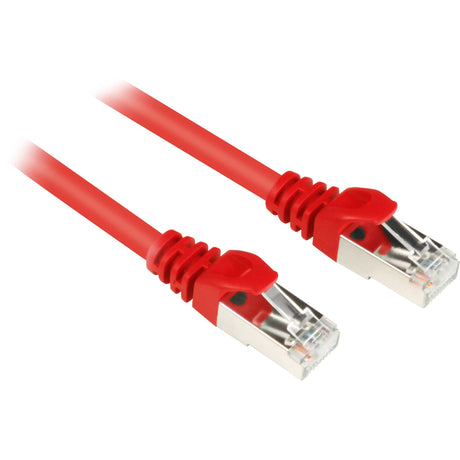 Omrežni kabel Sharkoon SFTP, RJ-45 s Cat.6 (rdeč, 0,5 metra)